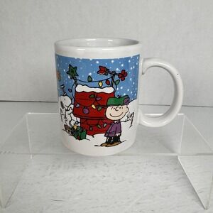 Peanuts Charlie Brown Snoopy Christmas Coffee Mug Galerie 2005 Lucy